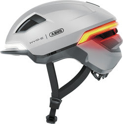 ABUS HYP-E Gleam Silver elcykelhjelm – billede 1