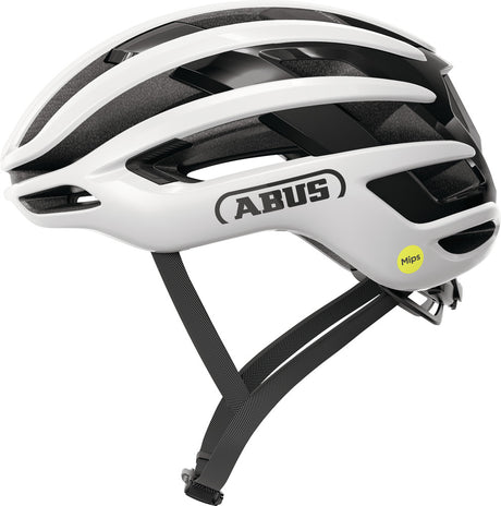 ABUS AirBreaker 2.0 MIPS Shiny White landevejshjelm