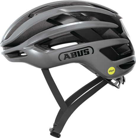 ABUS AirBreaker 2.0 MIPS Graphite Silver landevejshjelm