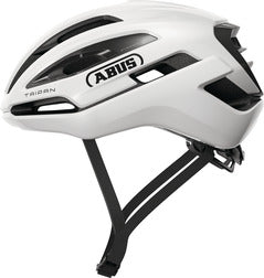 ABUS Taipan Shiny White gravel- og landevejshjelm – billede 1