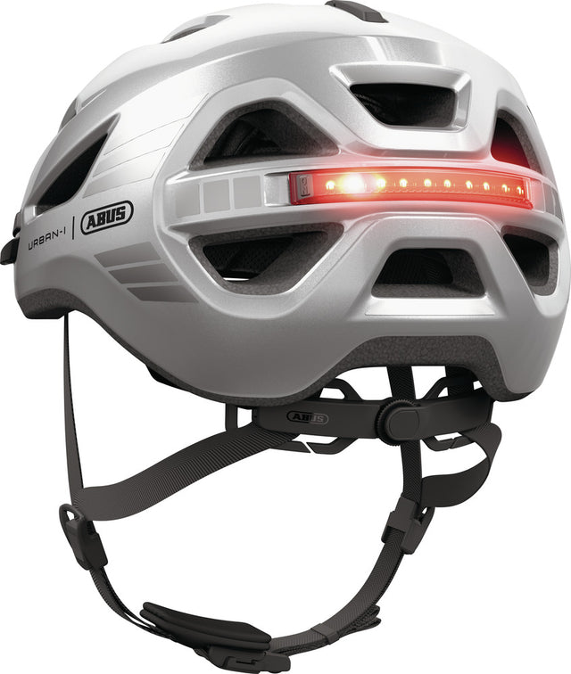 Abus Urban-I 4.0 signal silver - cykelhjelm