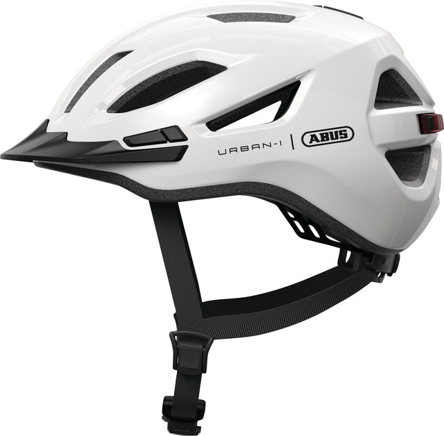 Abus Urban-I 4.0 shiny white - cykelhjelm