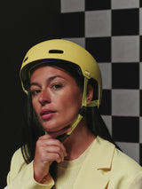 Abus Urban XOXO mono yellow - cykelhjelm