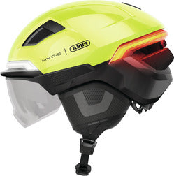 ABUS HYP-E BL.ACE Signal Yellow elcykelhjelm – billede 1