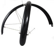 Mixbike Skærmsæt 700c 45mm Sort Rustfrit Tilbehør – billede 1