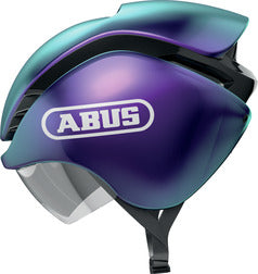 ABUS GameChanger TRI Flip Flop Purple Shiny triatlon- og aerohjelm – billede 1