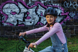 Abus Youn-I 2.0 graphite silver - Cykelhjelm