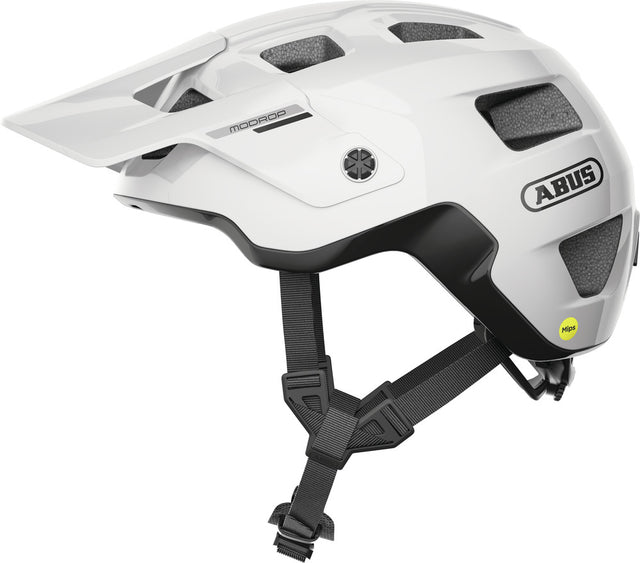 Abus MoDrop MIPS shiny white cykelhjelm