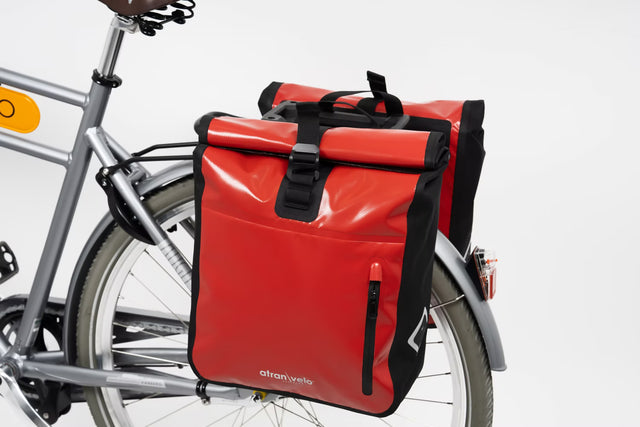 Atran Velo Travel sidetasker rød/sort, billede 2