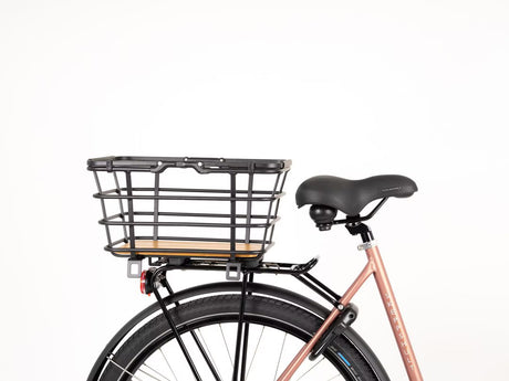 Atran Velo Epic Shopper AVS-kurv monteret bag på cykel