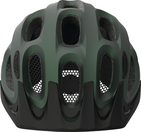 Abus Youn-I ACE metallic green med indbygget ledlys