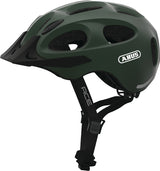 Abus Youn-I ACE metallic green med indbygget ledlys