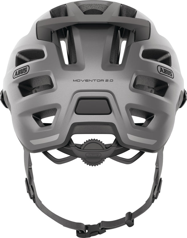 Abus Moventor 2.0 Ti silver cykelhjelm