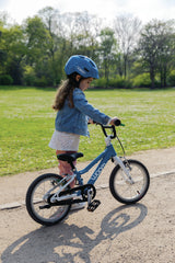 Abus Smiley 3.0 blue croco - børne cykelhjelm