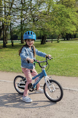 Abus Smiley 3.0 blue croco - børne cykelhjelm