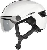 Abus HUD-Y ACE shiny white cykelhjelm