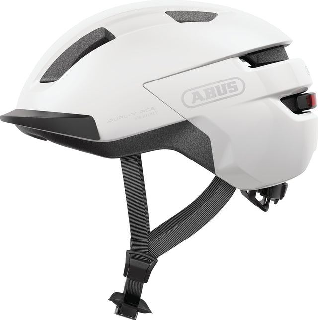 Abus PURL-Y ACE i Polar White - cykelhjelm