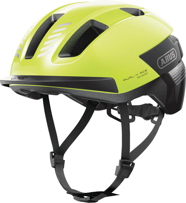 Abus PURL-Y ACE i Signal Yellow - cykelhjelm