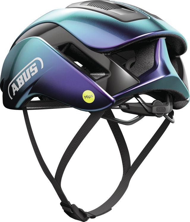 Abus GameChanger 2.0 MIPS flip flop purple cykelhjelm