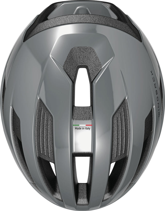 Abus WingBack race grey cykelhjelm