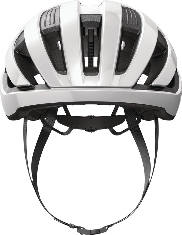 Abus WingBack shiny white cykelhjelm