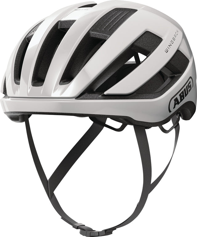 Abus WingBack shiny white cykelhjelm