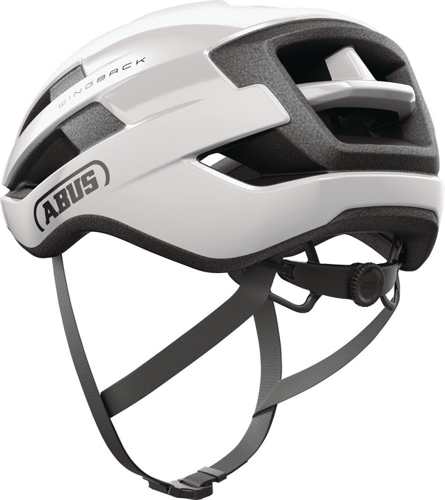 Abus WingBack shiny white cykelhjelm