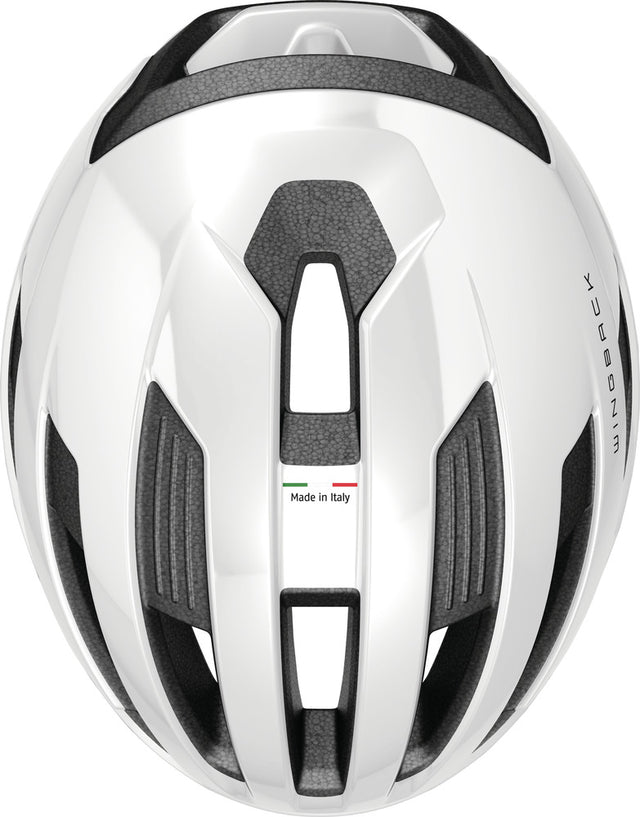Abus WingBack shiny white cykelhjelm
