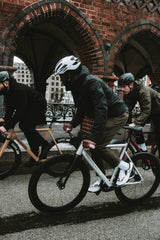 Abus WingBack shiny white cykelhjelm