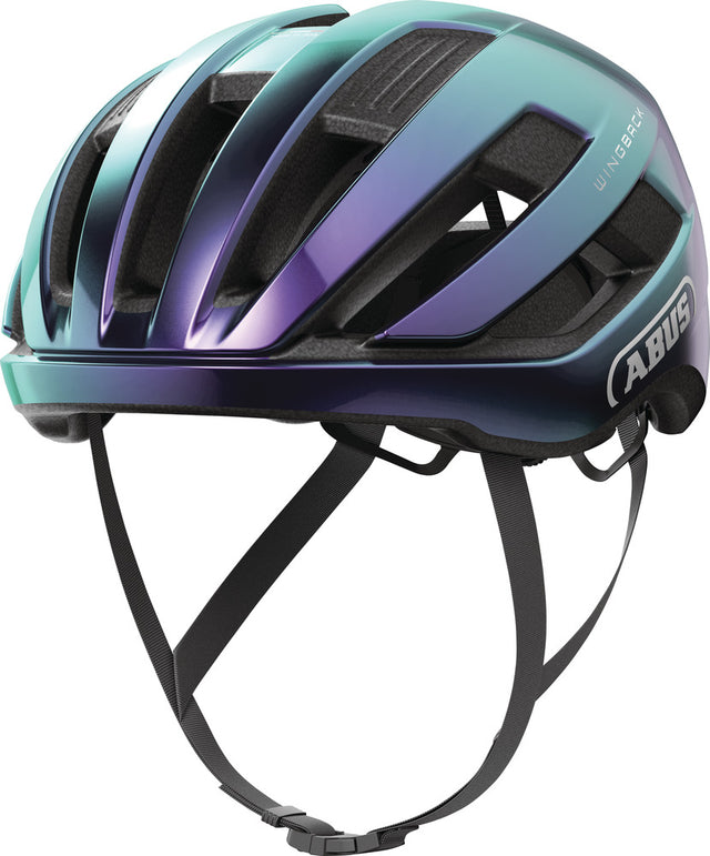 Abus WingBack flip flop purple cykelhjelm