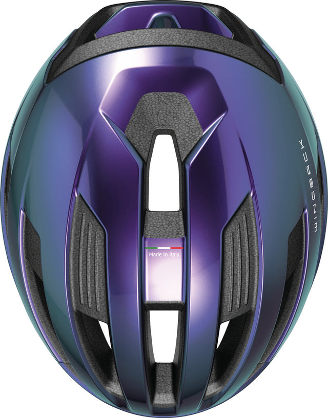 Abus WingBack flip flop purple cykelhjelm