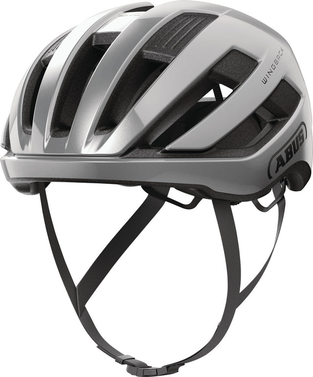 Abus WingBack gleam silver cykelhjelm