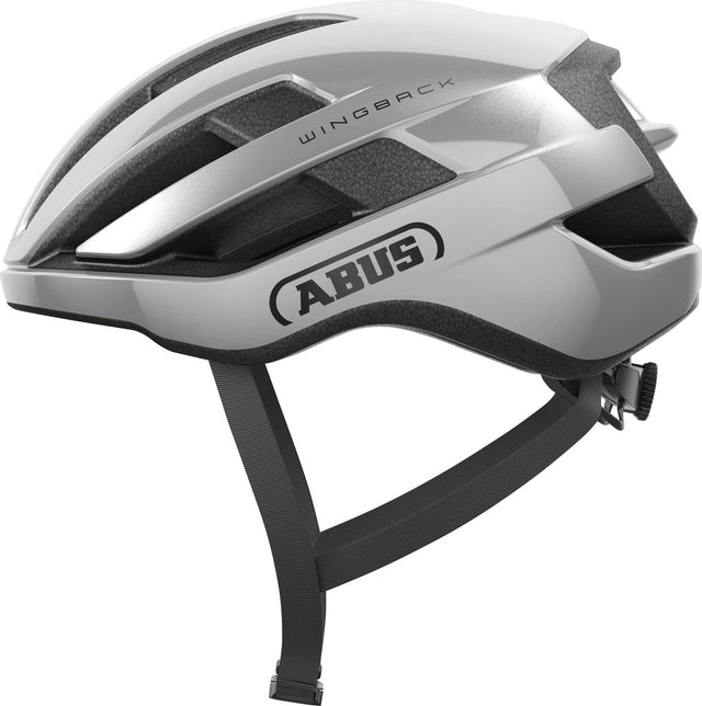 Abus WingBack gleam silver cykelhjelm