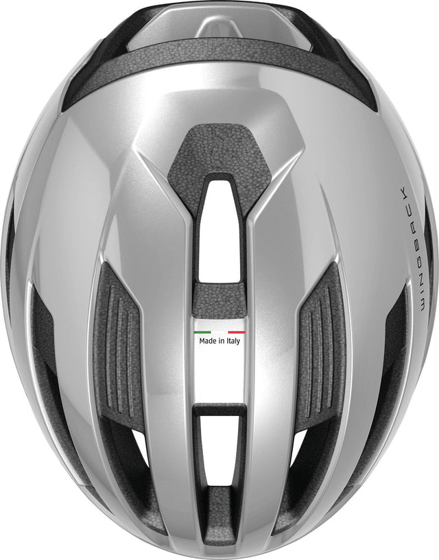 Abus WingBack gleam silver cykelhjelm