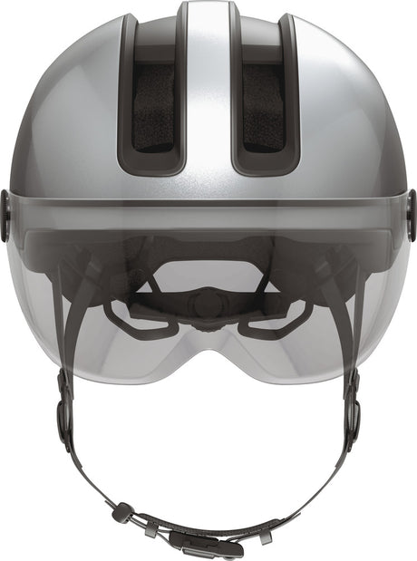 Abus HUD-Y ACE gleam silver cykelhjelm