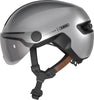 Abus HUD-Y ACE gleam silver cykelhjelm
