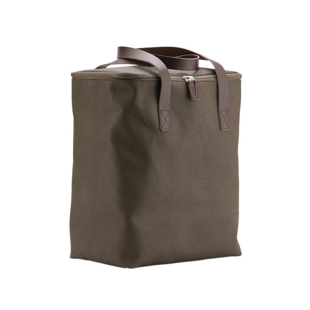 Brooks Camden Tote Bag taske i mosfarvet til cykelkurv