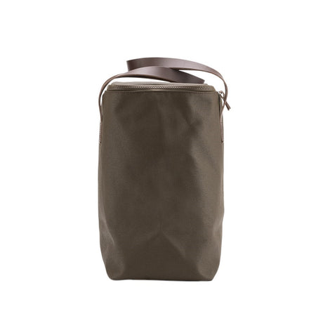 Brooks Camden Tote Bag taske i mosfarvet til cykelkurv