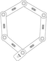 Abus 5700 foldelås uGrip, Black