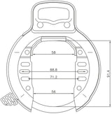 Abus YWS, Sort OEM - Ringlås