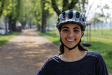 Abus Youn-I ACE metallic green med indbygget ledlys