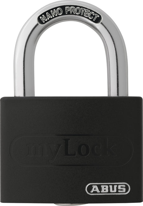 ABUS Hængelås aluminium T65AL/40 Sort Blister – billede 1