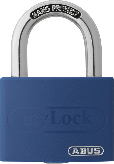 ABUS Hængelås aluminium T65AL/40 Blå Blister – billede 1