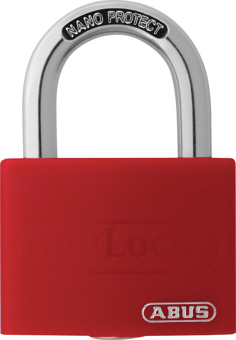 ABUS Hængelås aluminium T65AL/40 Rød Blister – billede 1