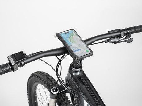 Topeak Phone DryBag S monteret på frempinden