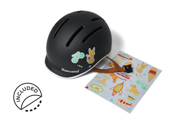 Thousand Jr. Børn - Carbon Black Cykelhjelm