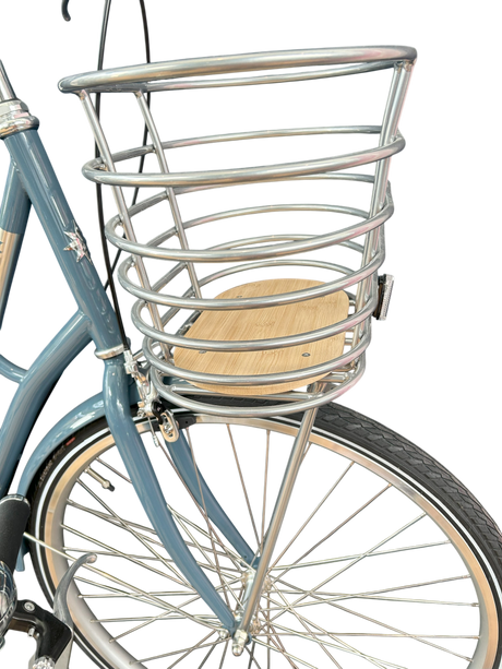 Atran Velo Kurv Ribb m. bamboo bund, Chrome – billede 2
