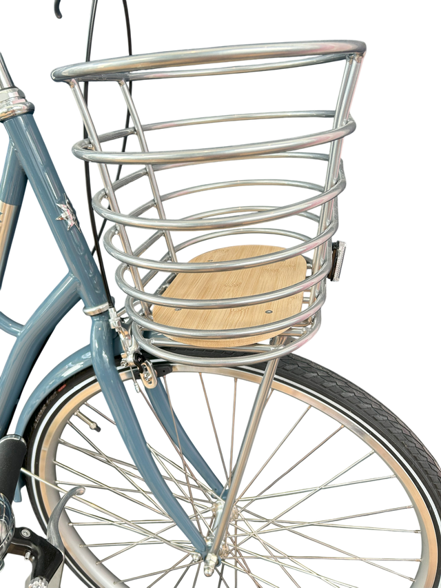 Atran Velo Kurv Ribb m. bamboo bund, Chrome – billede 2