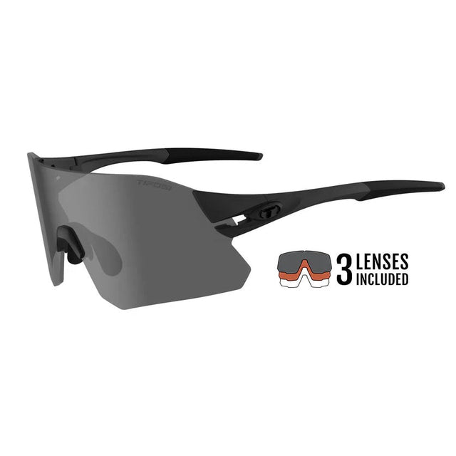 Tifosi Rail Blackout, Smoke/AC Red/Clear – billede 1