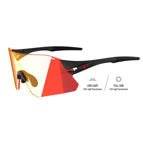 Tifosi Rail Matte Black, Clarion Red Fototec – billede 1